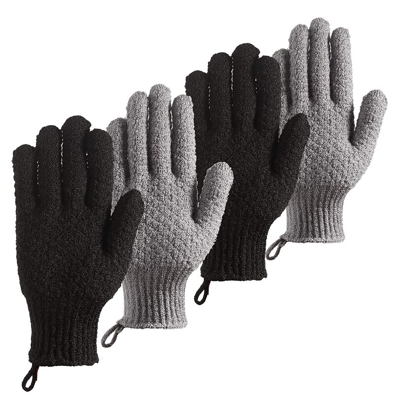 Exfoliating Gloves - Custom Color Carbonized Bamboo Fiber