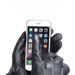 Winter Gloves - Touchscreen PU Leather Waterproof for Cycling