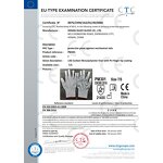 Cleanroom Gloves - PU Coated Antistatic ESD Carbon Fiber for Electronic