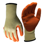 Cotton Gloves - Latex Coating Wear Resistant for Industry