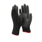 PU Coated Gloves - Polyester Nylon Knit for Construction Safety