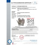Cut Resistant Gloves - Level 5 HPPE PU Coated for Construction