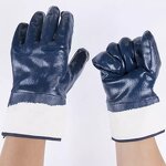 Nitrile Gloves - Custom Industrial Oil Water Proof for Construction