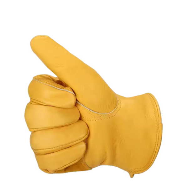 Gardening Gloves - Men Women Cowhide Thorn Proof with Thumb