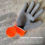 Winter Gloves - Thermal Fleece Lined Anti-Slip for Freezer