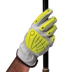 Work Gloves - Goatskin Leather TPR Impact with Cut Liner