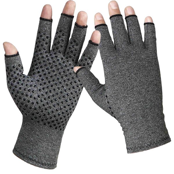 Work Gloves - Waterproof Double Layer Textured Latex for Winter