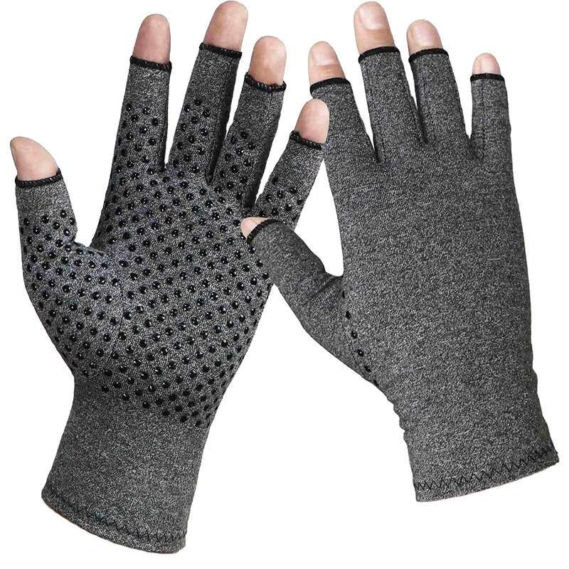 Work Gloves - Waterproof Double Layer Textured Latex for Winter