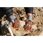 Safety Gloves - HPPE Palm Sandy Nitrile Cut Resistant Impact