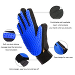 Pet Grooming Gloves - Hair Remover Brush for Dogs Cats