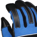 Work Gloves - Synthetic Leather Palm Vibration Resistant for Auto