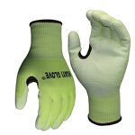 Cut Resistant Gloves - Level 5 HPPE PU Coated for Construction