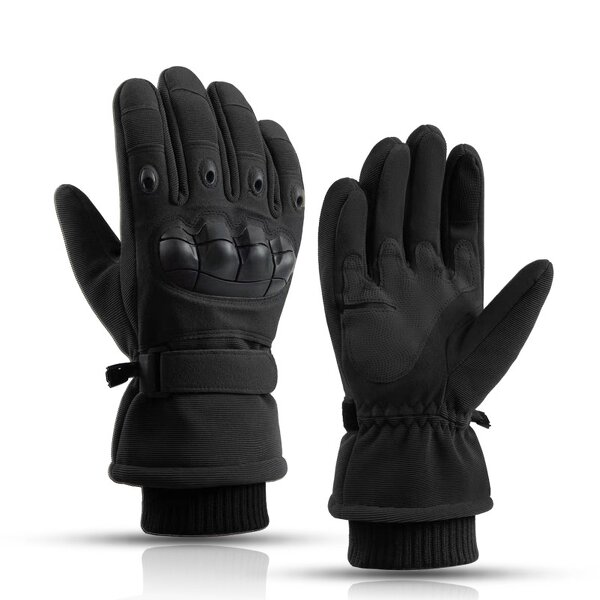 Winter Gloves - Touchscreen Leather Motorcycle Anti Cut