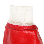 PVC Safety Gloves - Chemical Resistant Knit Wrist for Industrial