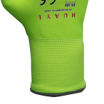 Safety Gloves - Fluorescent Polyester PU Palm Copper Fiber Anti Static
