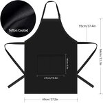 Kitchen Aprons - Custom 65% Polyester 35% Cotton for Chef