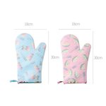 Silicone Cooking Gloves - Waterproof Non-Slip for BBQ & Oven