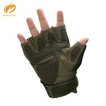 Cycling Gloves - Rubber Knuckle Half Finger for Outdoor