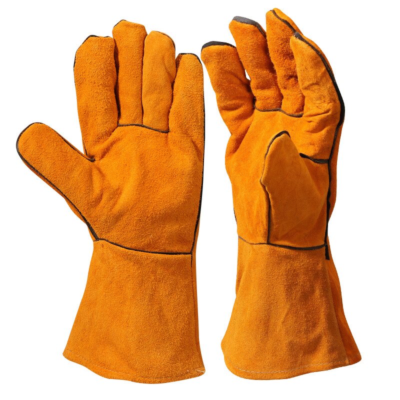 Leather Gloves - Men's Driving Cow Grain for Gardening