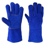 Work Gloves - 14'' Heat Resistant Cow Split Leather for Welding