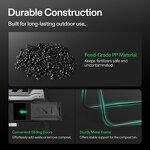 Compost Tumbler - 160L Dual Chamber for Garden & Yard