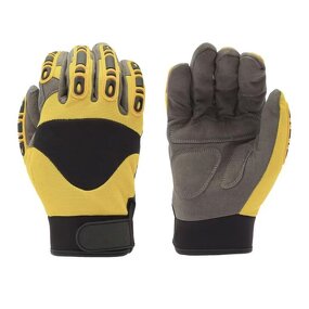 Mechanical Gloves - Synthetic Leather Palm EVA TPR Impact
