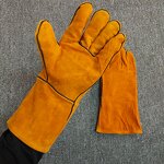 Leather Gloves - Men's Driving Cow Grain for Gardening