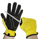 Mechanical Gloves - Ergonomic Fit Touch Screen Synthetic Leather