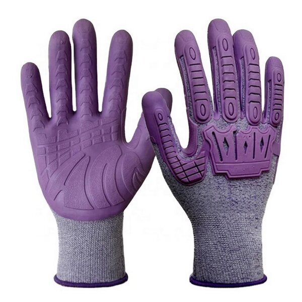 Impact Resistant Gloves - TPE Sewing for Oilfield & Construction