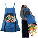 Garden Apron - Adjustable Canvas Waterproof with Pockets