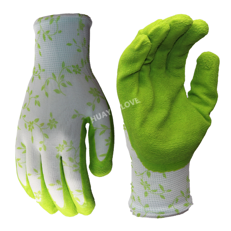 Gardening Gloves - Rubber Coated Kids Floral for Women