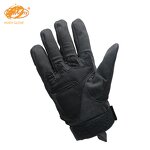Tactical Gloves - Black Full Finger Carbon Fiber Knuckle