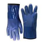 PVC Gloves - Coated Industrial Chemical Resistant Heavy Duty