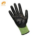 Safety Gloves - HPPE Knitted Sandy Nitrile for Industrial Work