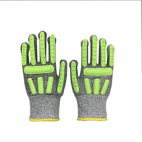 Cut Resistant Gloves - Level 5 TPR Anti-impact for Oilfield