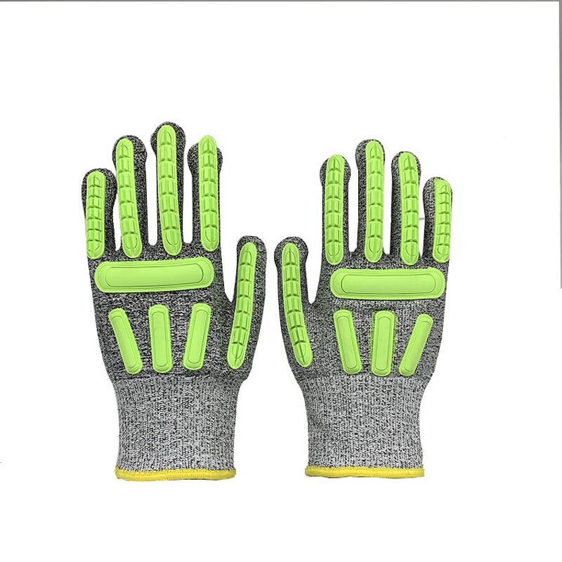 Cut Resistant Gloves - Level 5 TPR Anti-impact for Oilfield