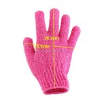 Scrub Gloves - 100% Nylon Double Sided for Face & Body