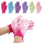 Scrub Gloves - 100% Nylon Double Sided for Face & Body