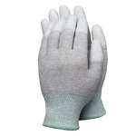 Cleanroom Gloves - PU Coated Antistatic ESD Carbon Fiber for Electronic