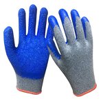 Work Gloves - 10G Polyester Cotton Latex Coated for Industrial