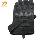 Tactical Gloves - Black Full Finger Carbon Fiber Knuckle