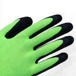 Garden Gloves - Polyester Liner Foam Latex Palm for Safety