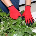 Nitrile Coated Gloves - 13G Polyester Sandy Finish for Industrial Safety