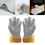 Work Gloves - Cow Split Leather Palm Heat Resistant for Welder