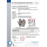 Cut Resistant Gloves - Level 5 PU Coated Anticut for Construction Safety