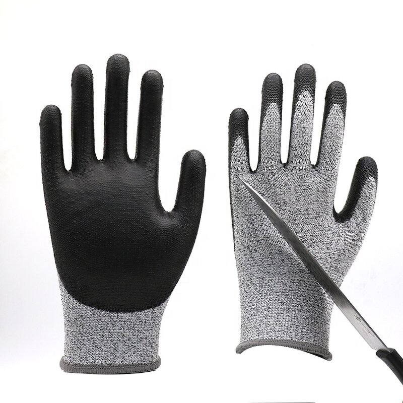 Cut-resistant Glove - HPPE PU Dipped for Glass Handling