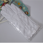 Cotton Glove - Custom White Stretch Long for Church & Festival