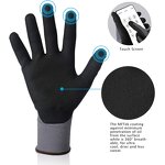 Nitrile Coated Gloves - Micro Foam Nylon for Construction
