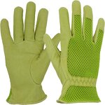 Gardening Gloves - 3D Mesh Pigskin for Yard & Landscaping