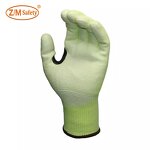 Cut Resistant Gloves - Level 5 HPPE PU Coated for Construction